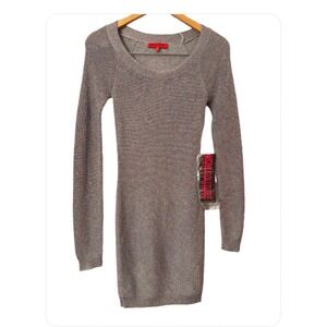 Wow Couture World Of Women Bodycon Fitted Multicolor Chain Maxi Dress Size S NEW